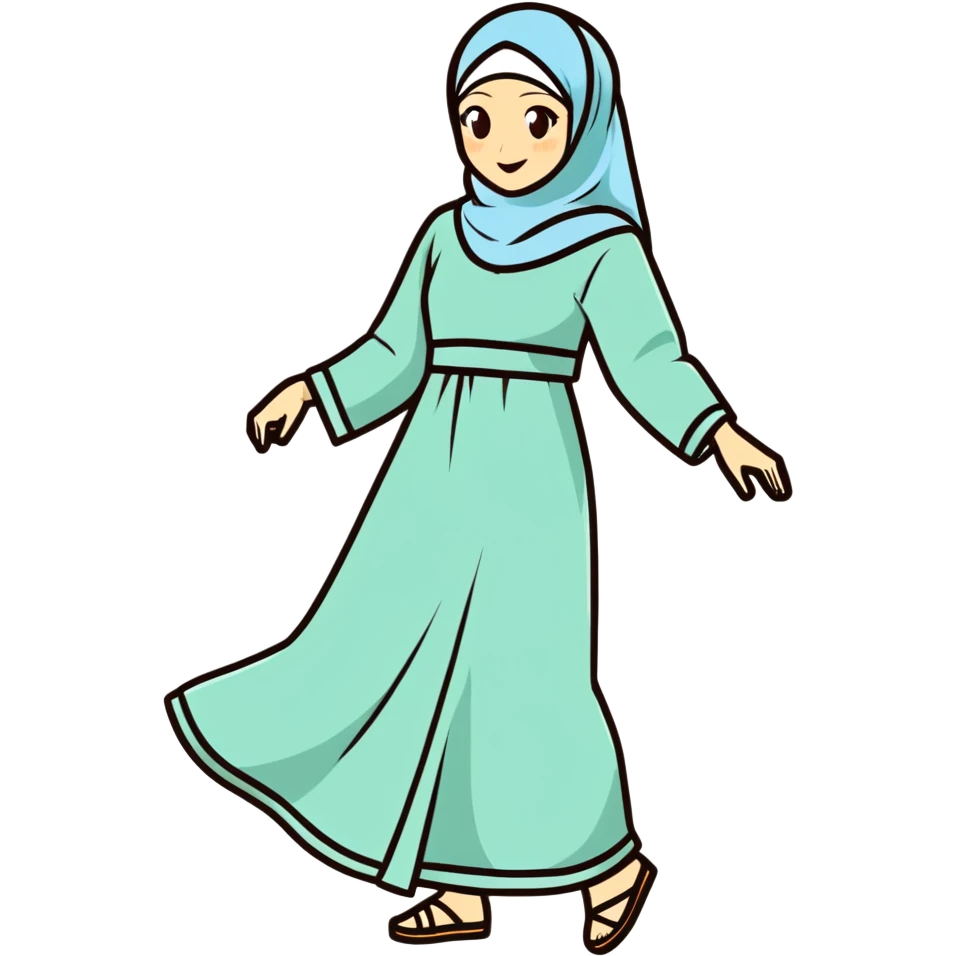 hijabi dancing emoji