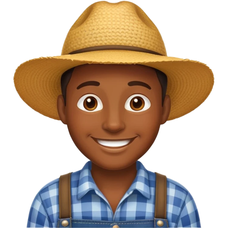 black farmer  emoji