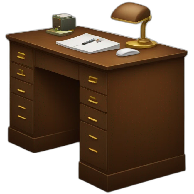Neat desk emoji