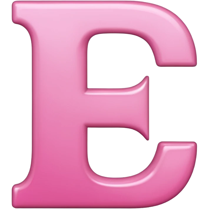 pink letter p emoji