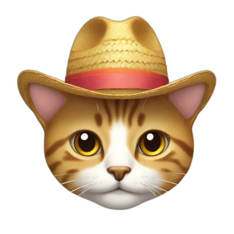 Gato con sombrero emoji
