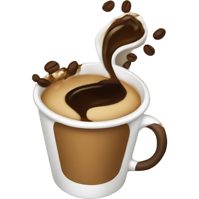 Coffee spilled  emoji