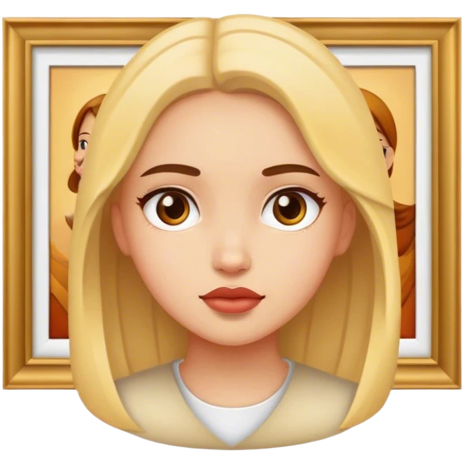 girl in the gallery emoji