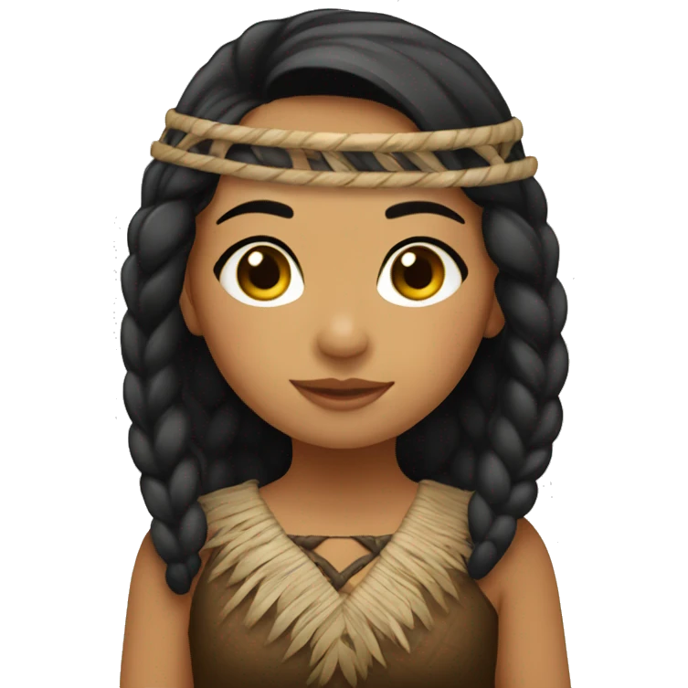 Māori girl  emoji