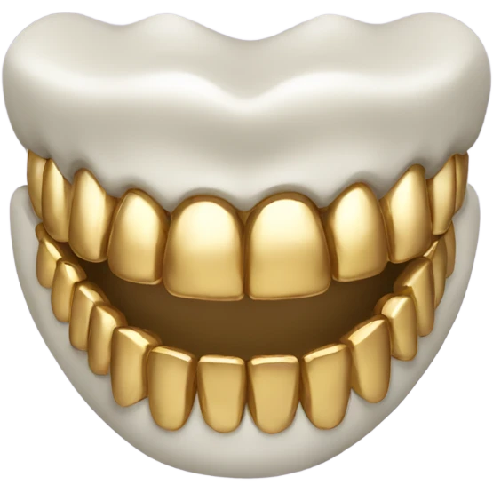 Gold teeth emoji
