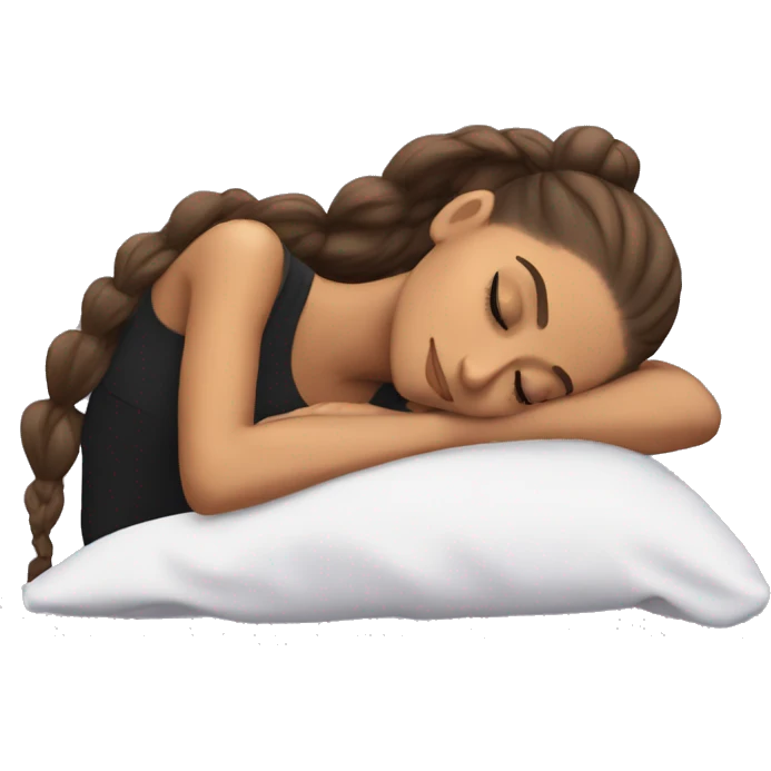 Ariana Grande sleeping emoji