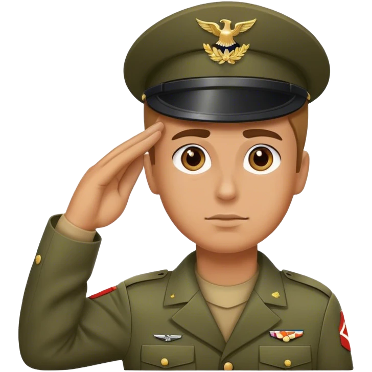 military salute emoji
