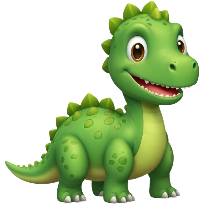 Can u make a 🌸 cute dinasour emoji