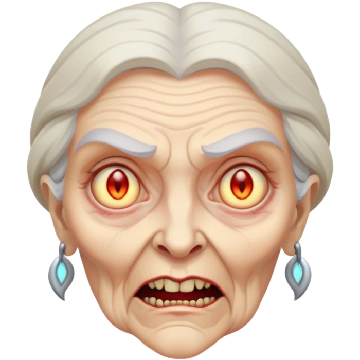 Бабка, в которую вселился демон  emoji