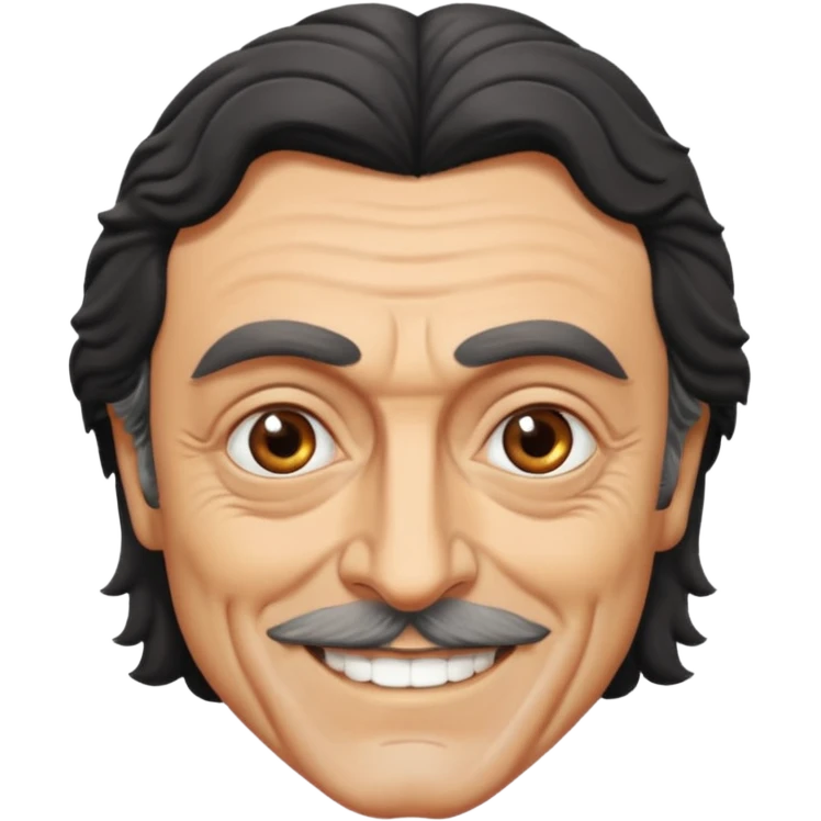 Ian McShane with grey eyes emoji