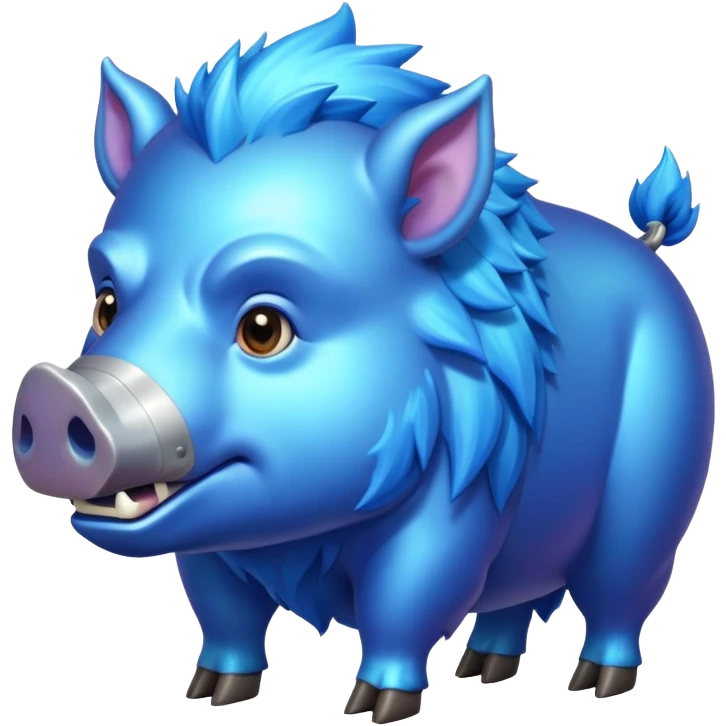 Blue 🐗 emoji