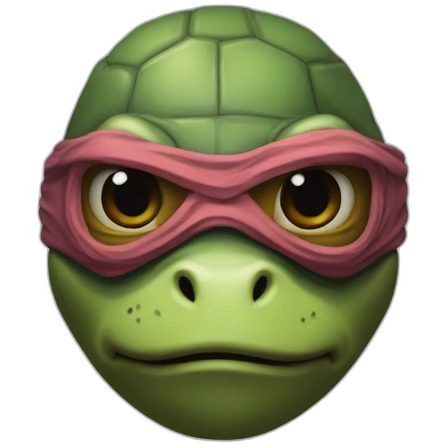 ninja turtle hyper realistic emoji