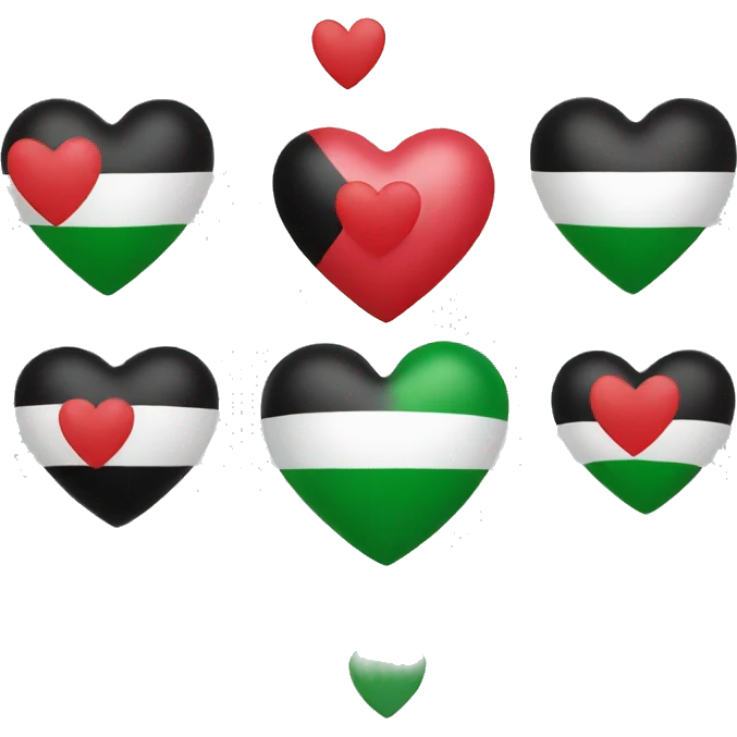 Palestine heart emoji