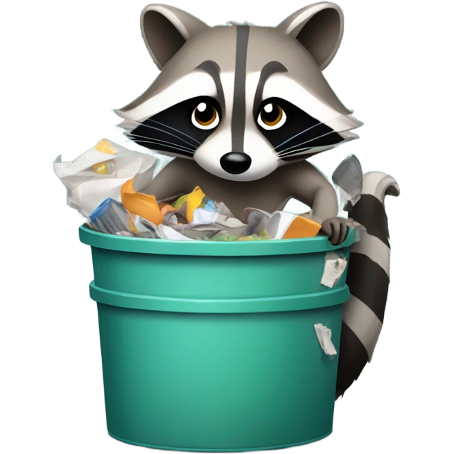 Trash panda emoji