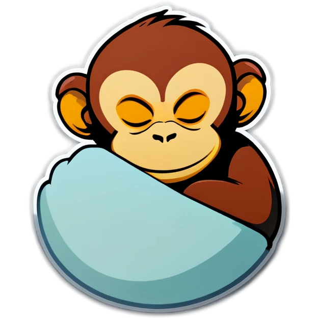 monkey sleepy emoji