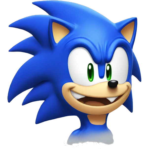 sonic giggling  emoji
