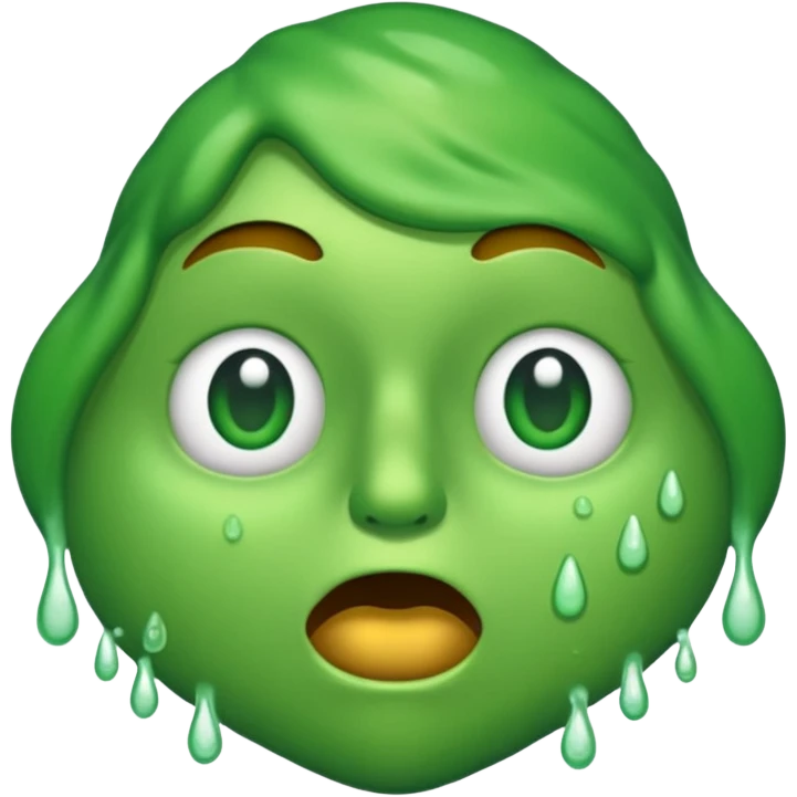 snot running from the nose no face emoji