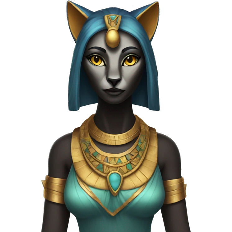 bastet goddess full body  emoji