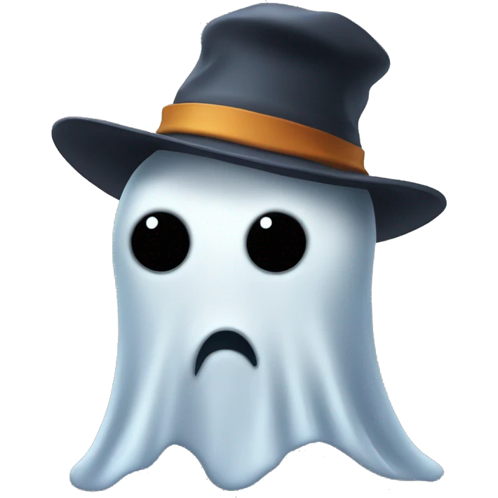 ghost with hat named roi emoji