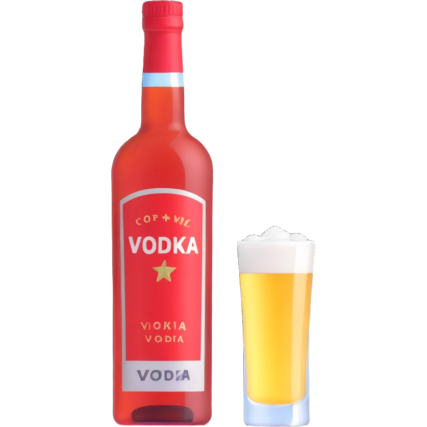 vodka drink beer emoji