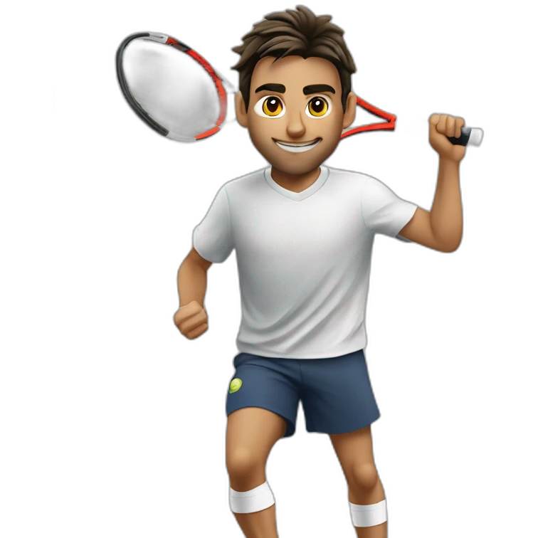 Rafaël nadal sur novak djockovish emoji