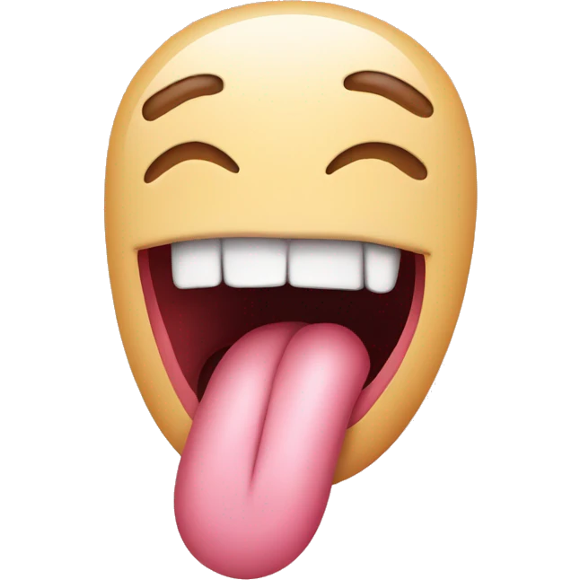 Tongue with piercing emoji