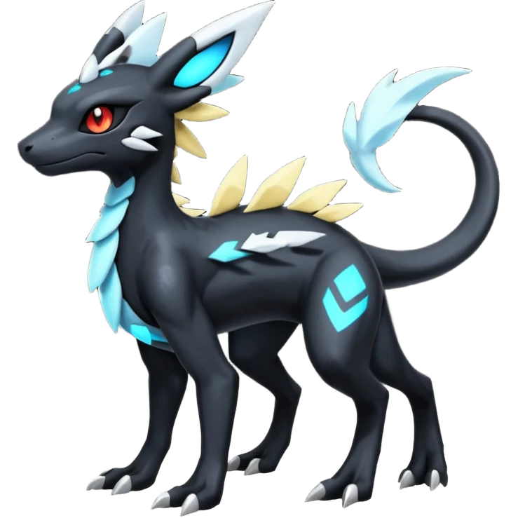 Salandit-Zekrom-Umbreon-Silvally-fusion (full body) emoji