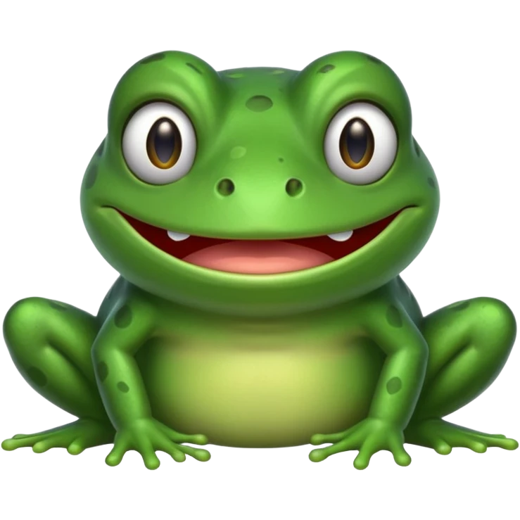 frog with troll face emoji