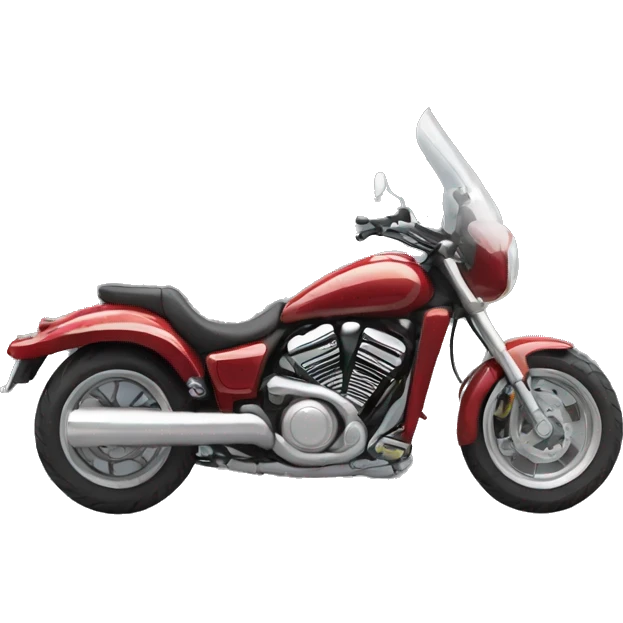 Moto en roue arrière  emoji
