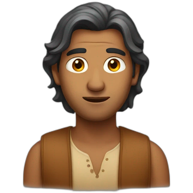 indian man wondering emoji