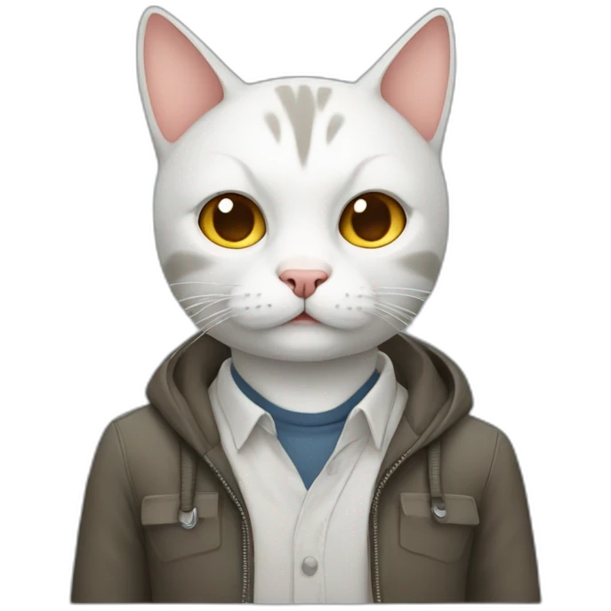 Programmer cat emoji