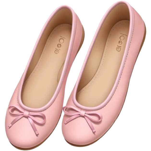 Pink Ballet sneaker flats  emoji