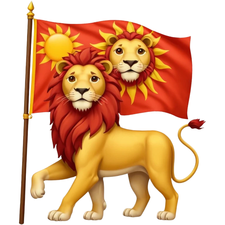 پرچم شیر و خورشید emoji
