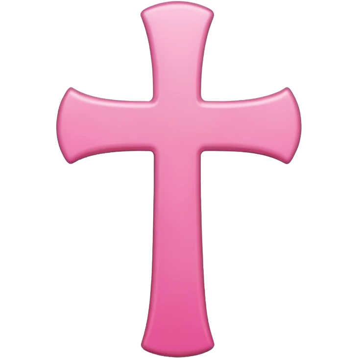 pink cross emoji