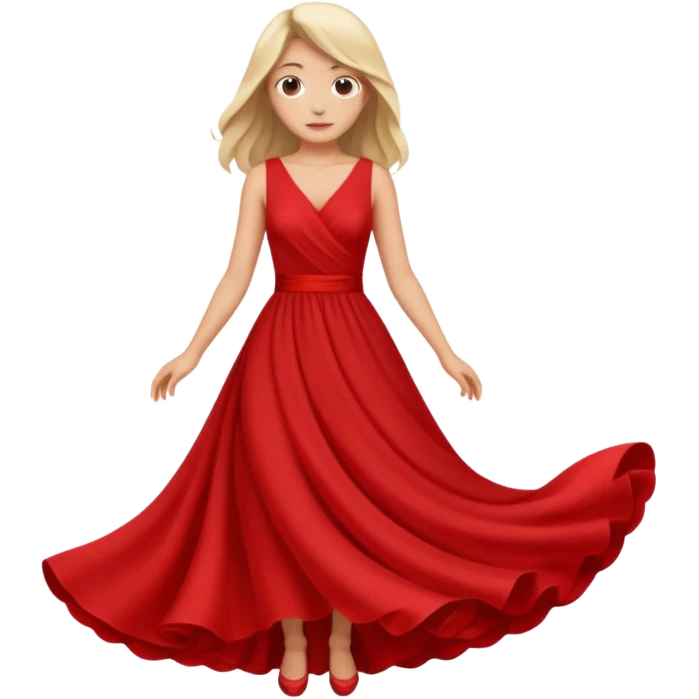 red dress emoji