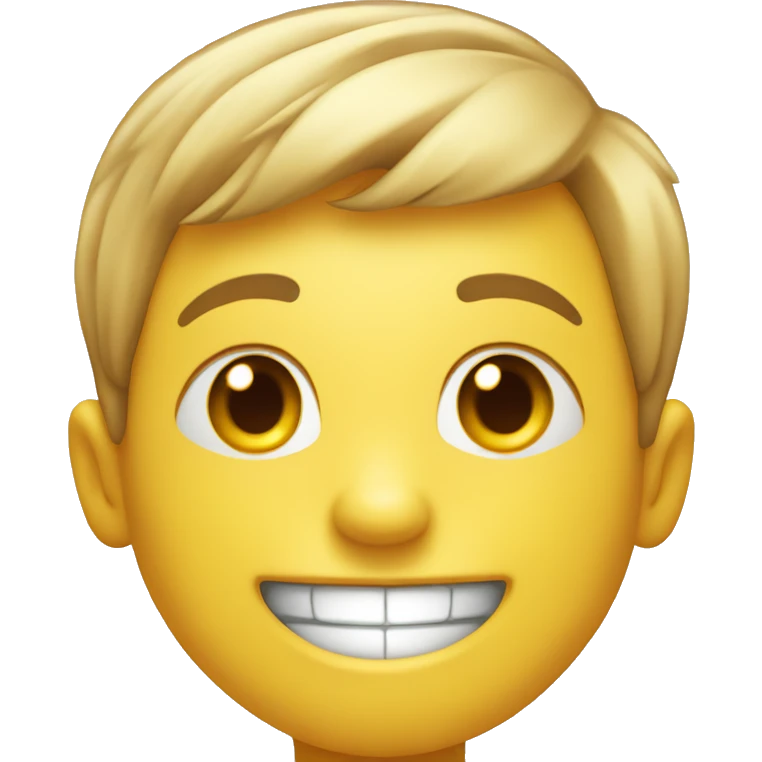 happy smiley boy portrait emoji