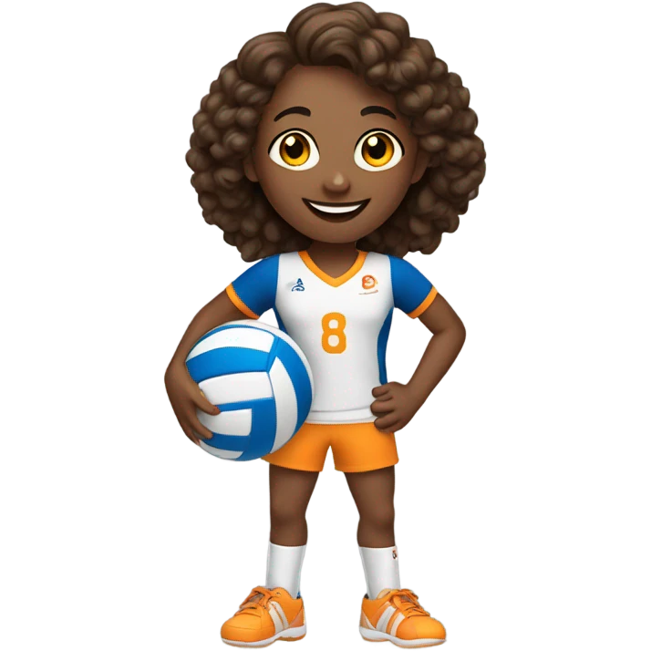 Cute Volleyball player emoji