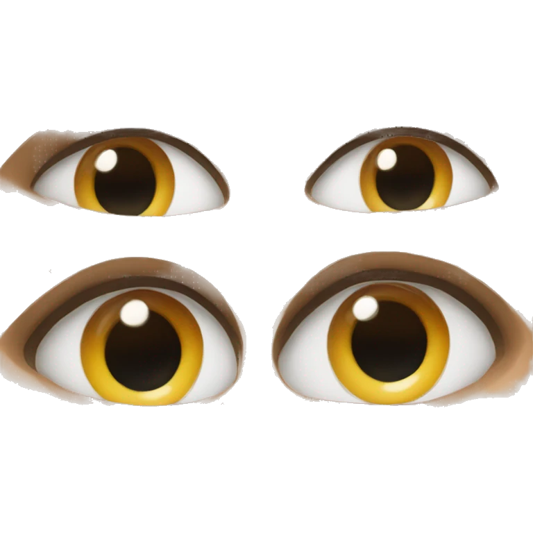 A pair of eyes looking loving emoji