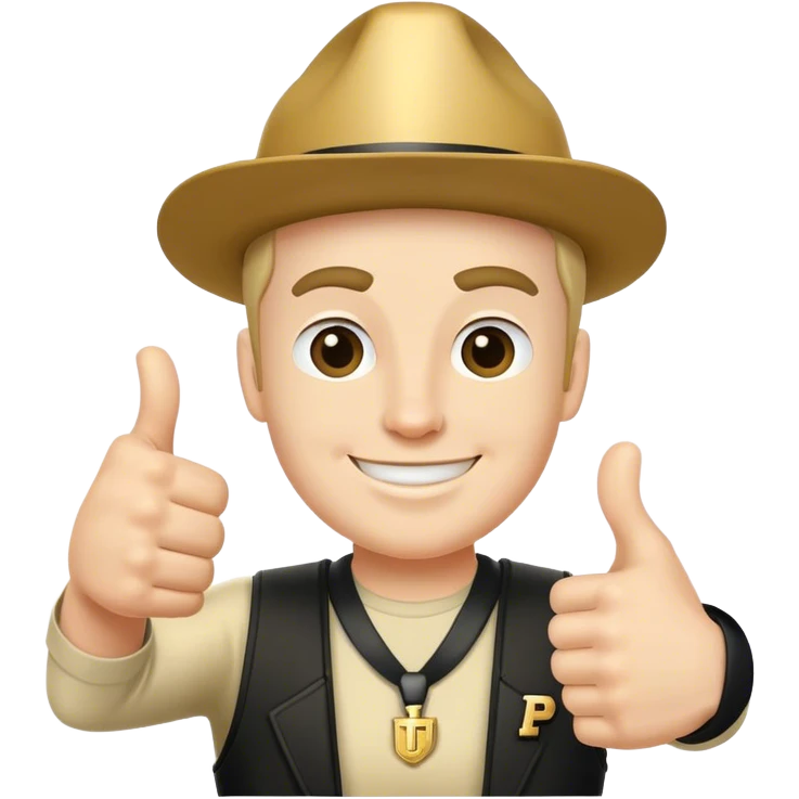 Purdue Pete thumbs up emoji