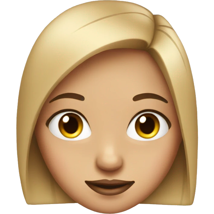 Emoji girl with eyelashes emoji