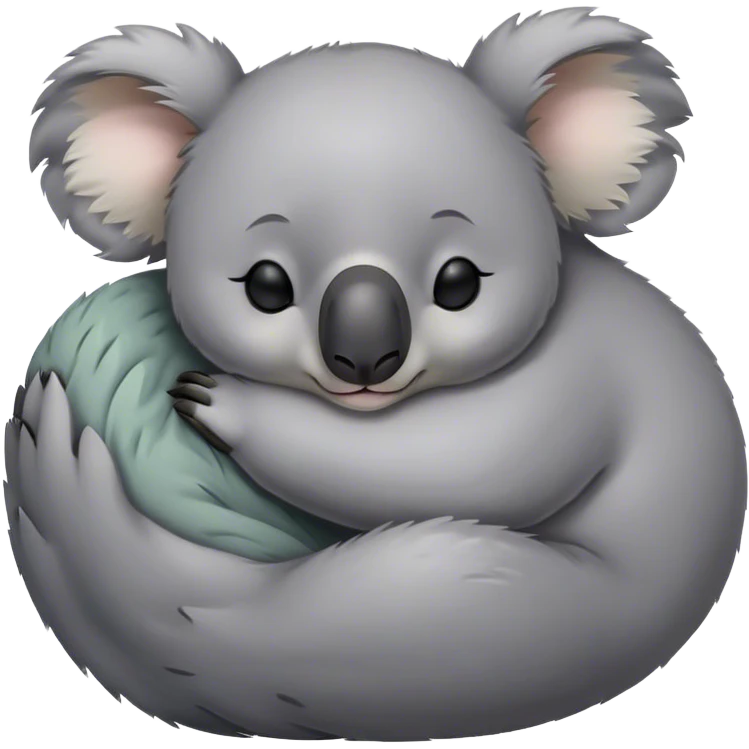 Koala sleeping emoji