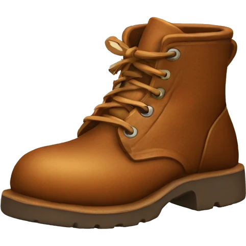old leather boot emoji