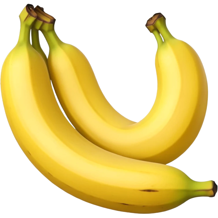 Make a banana emoji exactly like the reference image, in iOS emoji style. emoji