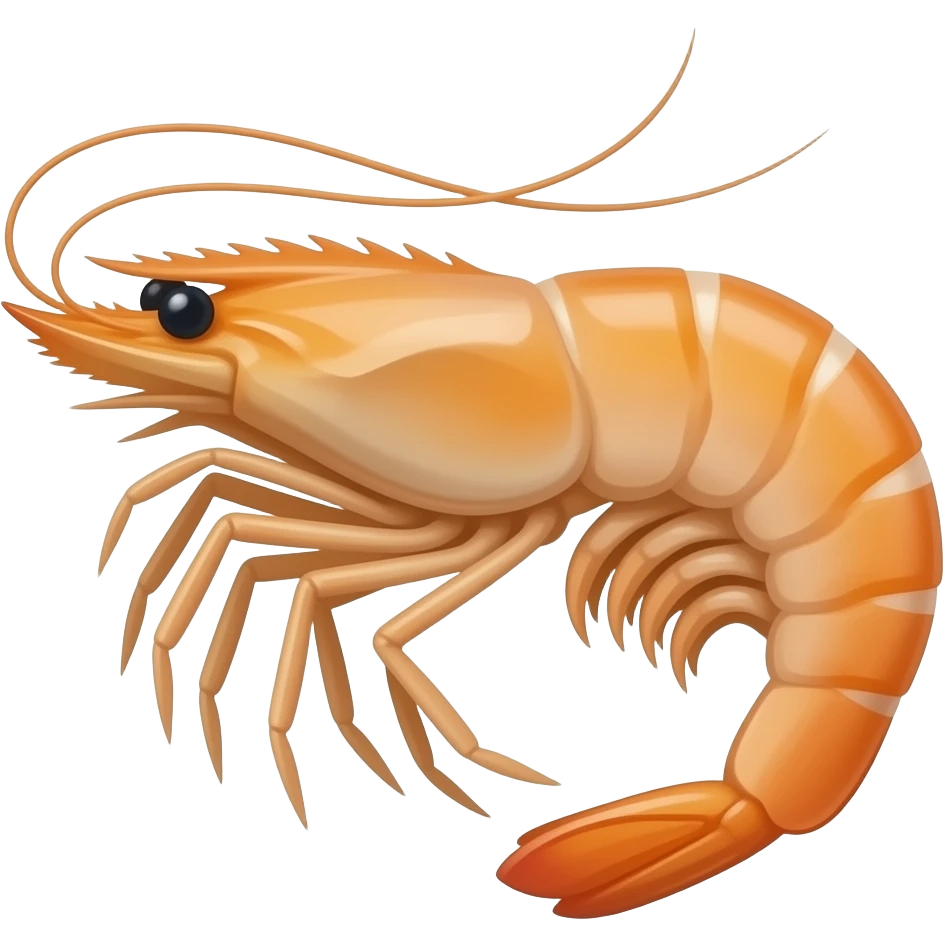 Radioactive shrimp emoji
