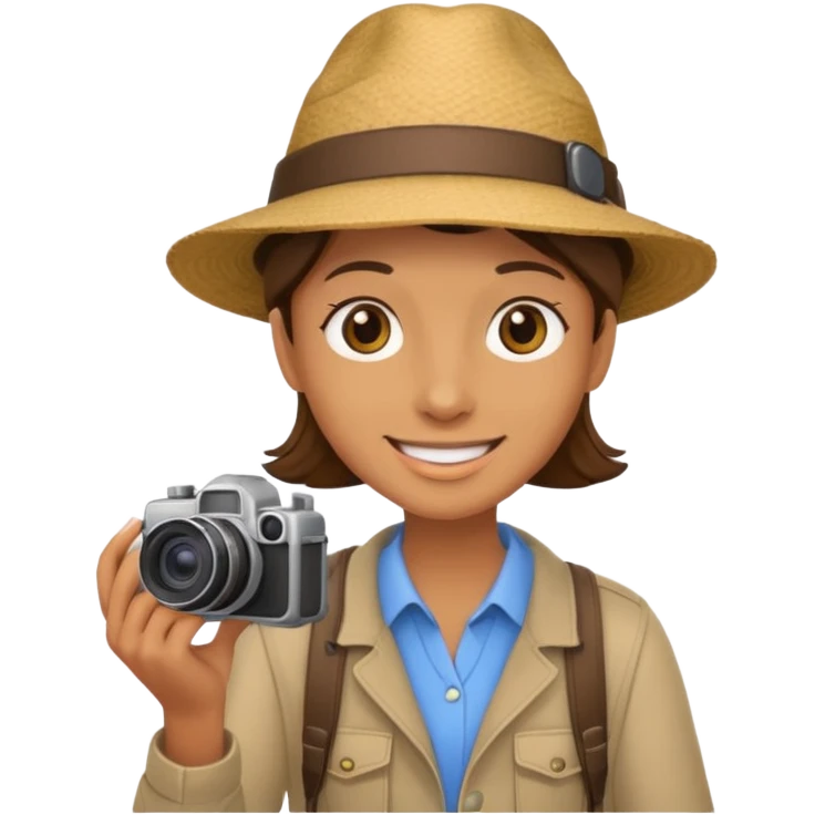 Tourist Taking Photo emoji