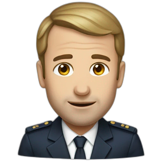 Macron endormi emoji