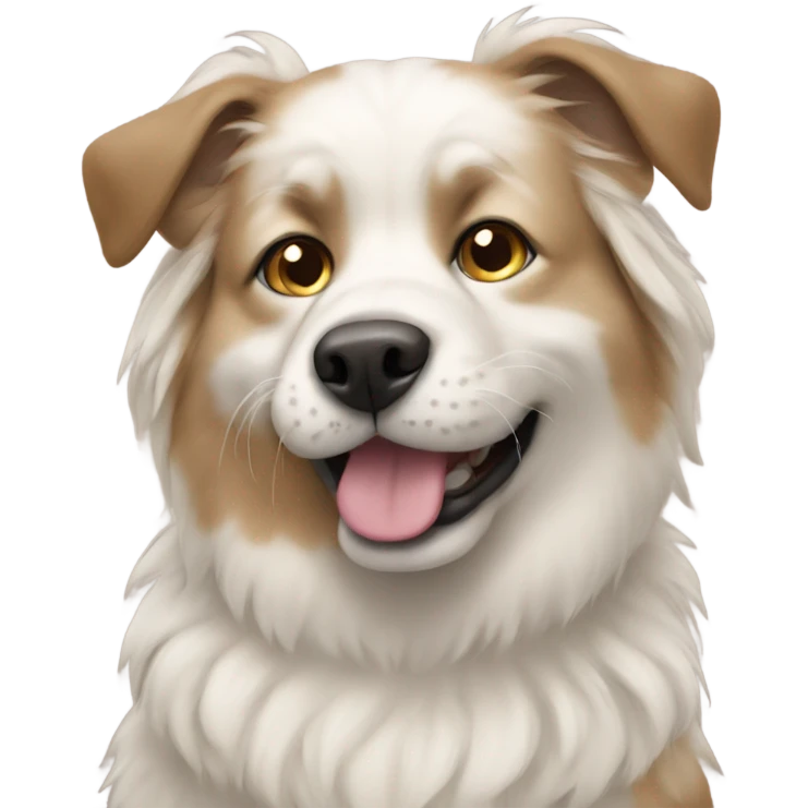 Dog mixed with cat emoji