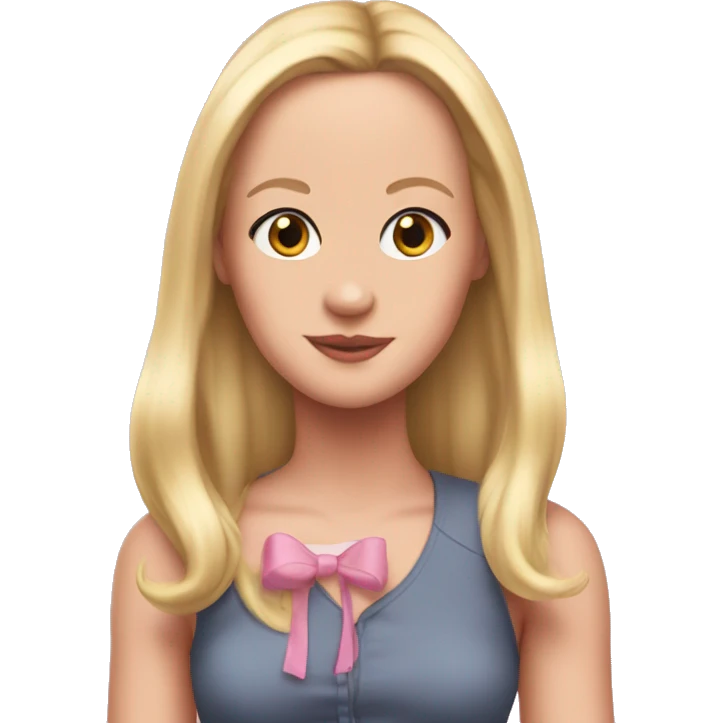 Regina George with bunny ears emoji