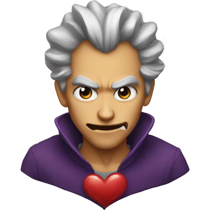 Evil heart emoji