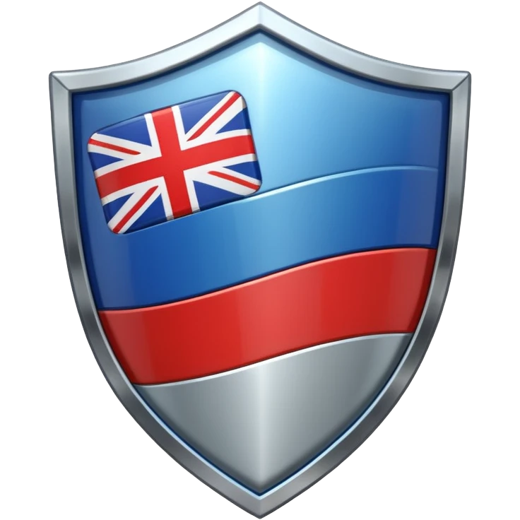 Shield with flag emoji